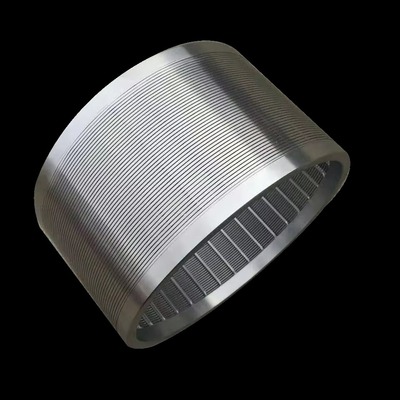Perlenmühle Außenaxial von außen nach innen SS304 Edelstahlflansche 80 Mesh Wedge Wire Basket