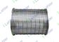 Zylinderförmiger SS316L-Druck-Schirm-Korb für Latex-Filtration