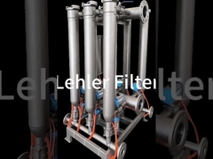 Fabrik Lieferung hochwertige automatische Selbstreinigung Röhrenrückspülung Filter Gehäuse Sieb